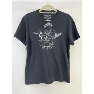 VTG 2007 Guess Jeans Graphic T Shirt Men's M Dragon Print Grunge Skater